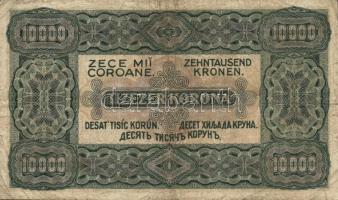 1923. 10.000K "Orell Füssli Zürich" + 10.000K "80 FILLÉR NYOLCVAN FILLÉR" felüln...