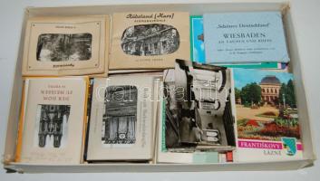 41 db főleg külföldi, kis méretű leporello (német cseh)