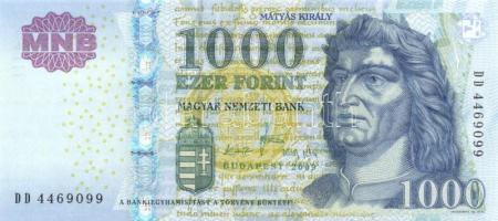 2009. 1000Ft "DD" T:I