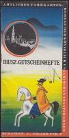 IBUSZ utazási utalvány-füzet német nyelven