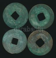 Kína Császárság / Jen-Tsung (Pao-Yuan) 1038-1039. 1 Cash (4x) "Huang-Sung / Tung-Pao" (25m...