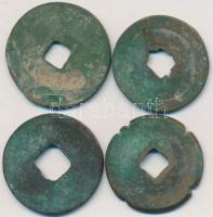 Kína Császárság / Jen-Tsung (Chia-Yu) 1056-1063. 1 Cash (4x) "Chia-Yu / Tung+Yuan-Pao" (25...