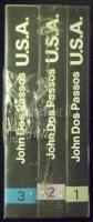 1930-1936 John Dos Passos: U.S.A. trilógia, Európa Kiadó, Bp., papírkötésben, még bontatlan fóliázot...