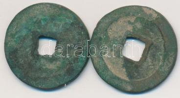 Kína Császárság / Ying-Tsung (Chih-Ping) 1064-1067. 1 Cash (2x) "Chih-Ping / Yuan-Pao" (25...