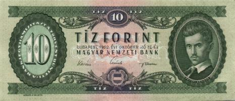 1962. 10Ft (2x) egymás utáni sorszámmal T:II