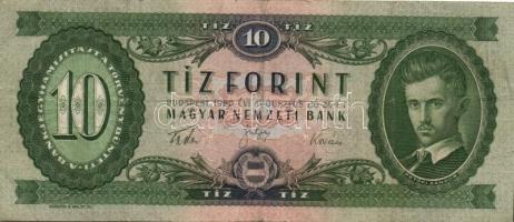 1949. 10Ft + 1957. 10Ft (2x) + 1960. 10Ft (2x) + 1962. 10Ft (2x) T:III