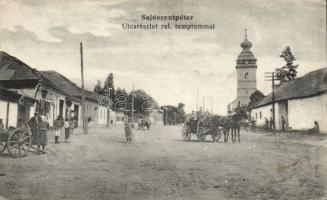 Sajószentpéter Református templommal (EB)