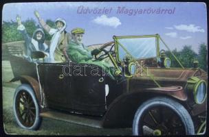 Magyaróvár automobil leporellocard