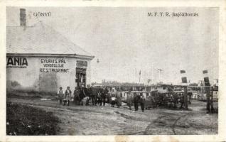 Gönyű Gyurits Pál vendéglője és hajóállomás (fl)