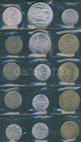 Kis magyar fémpénz gyűjtemény:1916-2003. pengő, fillér, forint tétel, összesen 30db, köztük Alu pengők, 1946-os 2Ft T:vegyes