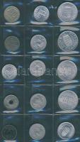 Kis magyar fémpénz gyűjtemény:1916-2003. pengő, fillér, forint tétel, összesen 30db, köztük Alu peng...