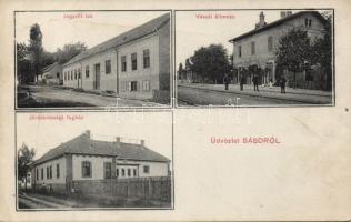 Sásd vasútállomással és fogházzal