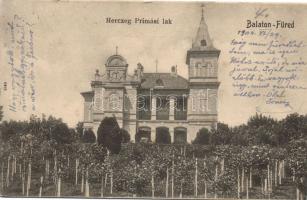 Balatonfüred hercegprímási lak