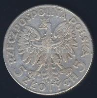 Lengyelország 1933. 5Zl Ag T:3