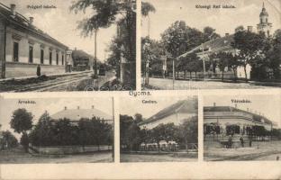 Gyoma árvaházzal és kaszinóval