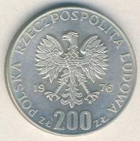 Lengyelország 1976. 200Zl Ag "Olimpia" T:BU