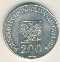 Lengyelország 1974. 200Zl Ag "Köztársaság 30. évfordulója" T:BU