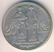 Szlovákia 1941. 20K Ag "Cirill és Method" T:2