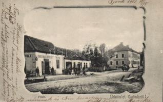 Gyönk Főtér, Engelmann Gyula üzlete és vendégfogadó