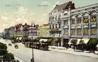 Debrecen Fő utca villamossal (Rb)