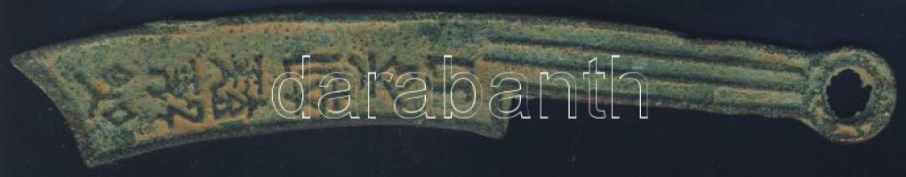 Kína Császárság / Zhou i.e.1122-255. Késpénz / Knife money (141mm/31.2g) T:2 (valószínűleg XIX-XX. századi utánzat - fake)