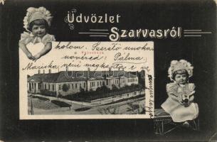 Szarvas Városháza, lányok (EB)