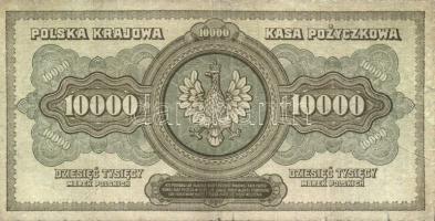 Lengyelország 1922. 10.000M T:III-(beszakadások)