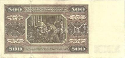 Lengyelország 1948. 500Zl T:III