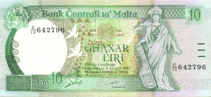 Málta 1967. 10L T:III(restaurált)