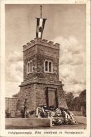 Ostffyasszonyfa hősi emlékmű és Országzászló (ázott / wet damage)