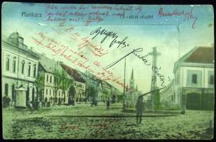 Munkács (with railway station) leporellocard (b)