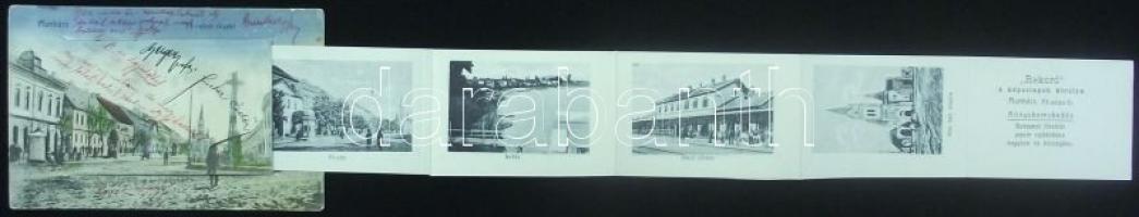 Munkács (with railway station) leporellocard (b)