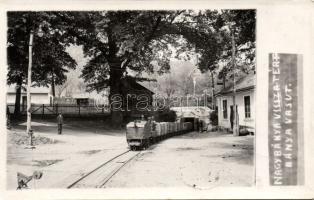 Nagybánya mine railway station, entry of the Hungarian troops memorial issue So.Stpl