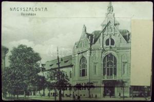 Nagyszalonta (with railway station) leporellocard (b)