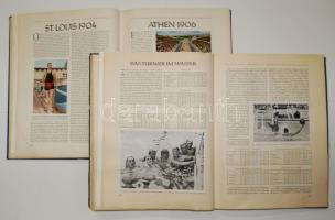 1936-os Olimpiáról 2 kötetes német könyv kb 400 fényképpel