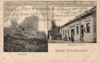 Királyhelmec with Hotel Rigó and casino