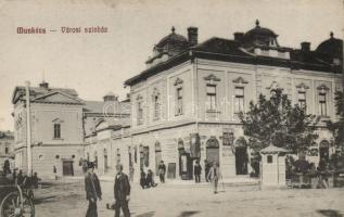 Munkács theatre with the shop of József Iczkovics