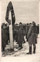 Uzsok meeting of Hungarian and Polish troops by the new borders, 1939 photo (fl)