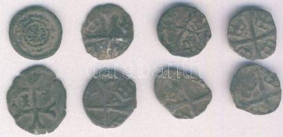 Vegyes Béla-Zsigmond dénár, parvus és quarting tétel jobb darabokkal, összesen 8db T:2,3