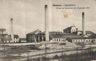 Avezzano sugar factory before 1915 earthquake