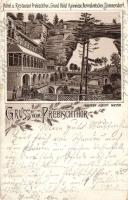 1893 Pravcická brána (Prebischtor) Hotel litho (EK)