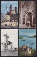 16 db jó minőségű európai városképes lap, főleg megíratlan / 16 mainly unused European town-view car...