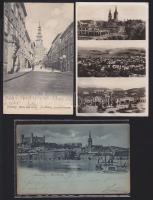 52 db háború előtti felvidéki városképes lap sok érdekességgel / 52 Slovakian town-view postcards