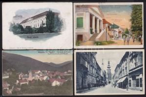 52 db háború előtti felvidéki városképes lap sok érdekességgel / 52 Slovakian town-view postcards