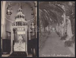 40 db használatlan, régi városképes lap, közte történelmi Magyarország is, jó minőség / 40 mixed worldwide town-view postcards