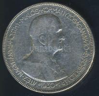 1930. 5P Ag "Horthy jobbra" T:3