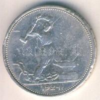 Szovjetunió 1924. 50k Ag T:3 ph.