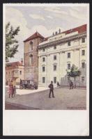 Budapest I. Dominikánus torony a Várban s: Dörre (EK)