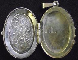 Kis ezüst (Ag) szétnyitható fényképtartó medál 8gr