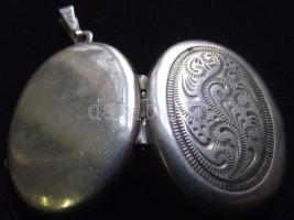 Kis ezüst (Ag) szétnyitható fényképtartó medál 8gr